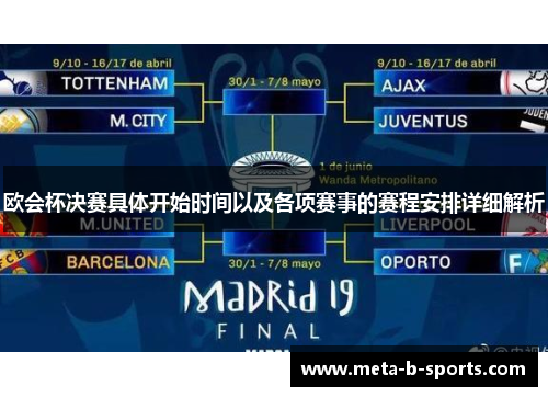 欧会杯决赛具体开始时间以及各项赛事的赛程安排详细解析 欧会杯决赛具体开始时间以及各项赛事的赛程安排详细解析